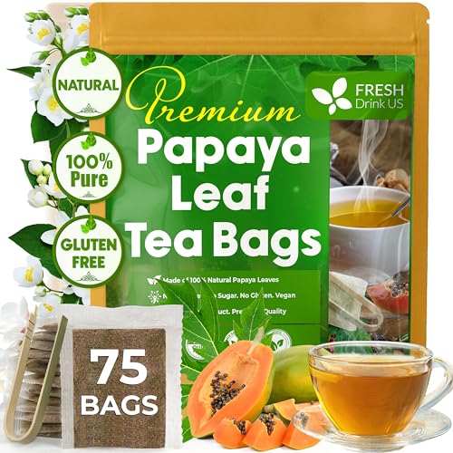 Premium Papaya Leaf Tea Bags - Natural, Vegan, Caffeine-Free
