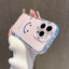 Mirror cream case suitable for Apple 16 Promax phone case with painted smiling face on iPhone 14/13 - Korvel