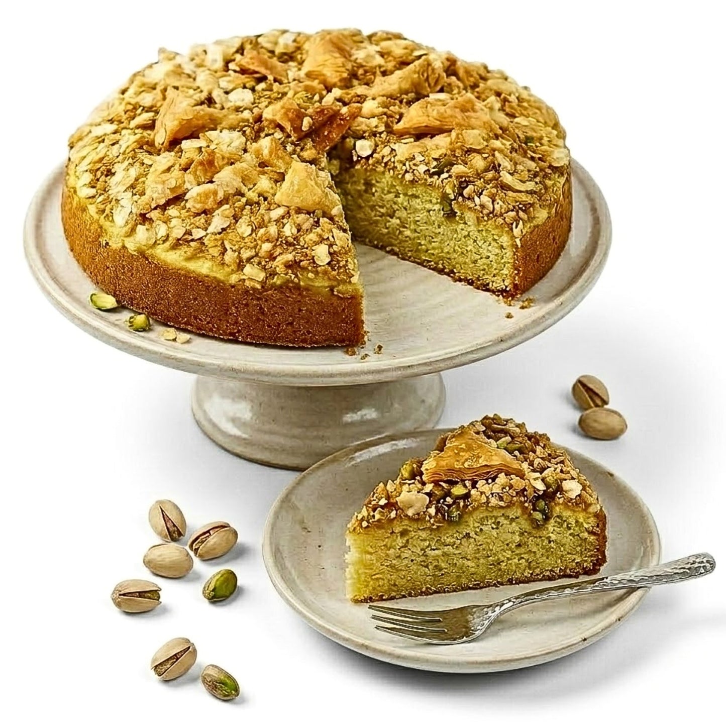 Pastel de Pistachos Baklava Andy Anand - Delicia Gourmet de 9 pulgadas