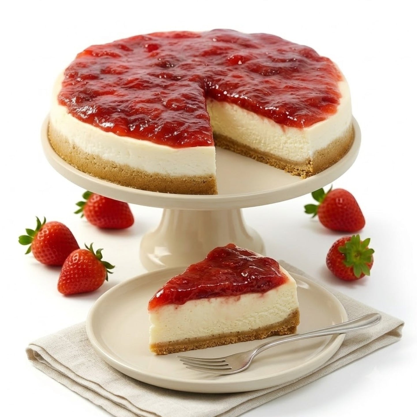 Gâteau Mousse aux Fraises Sans Sucre Andy Anand - 3 lbs