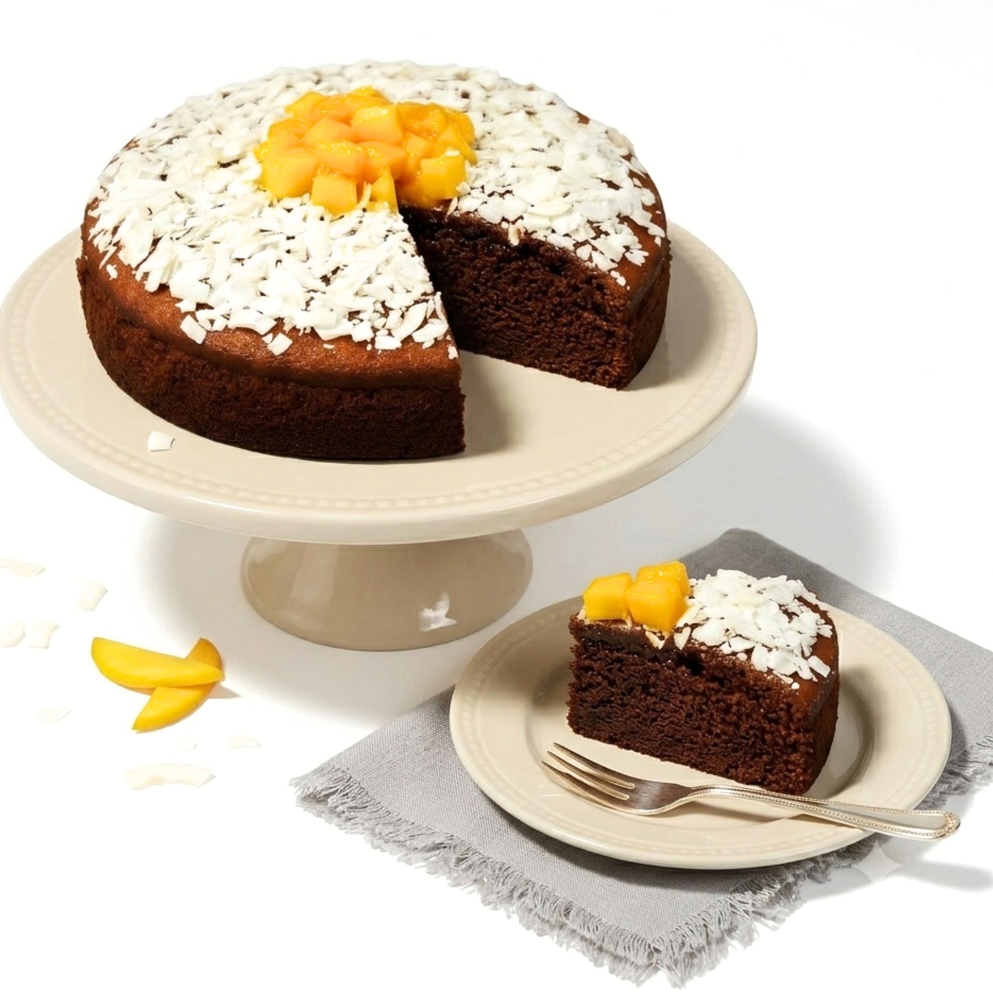 Andy Anand Sugar Free Coconut Cake - Mango Delight 2.5 lbs