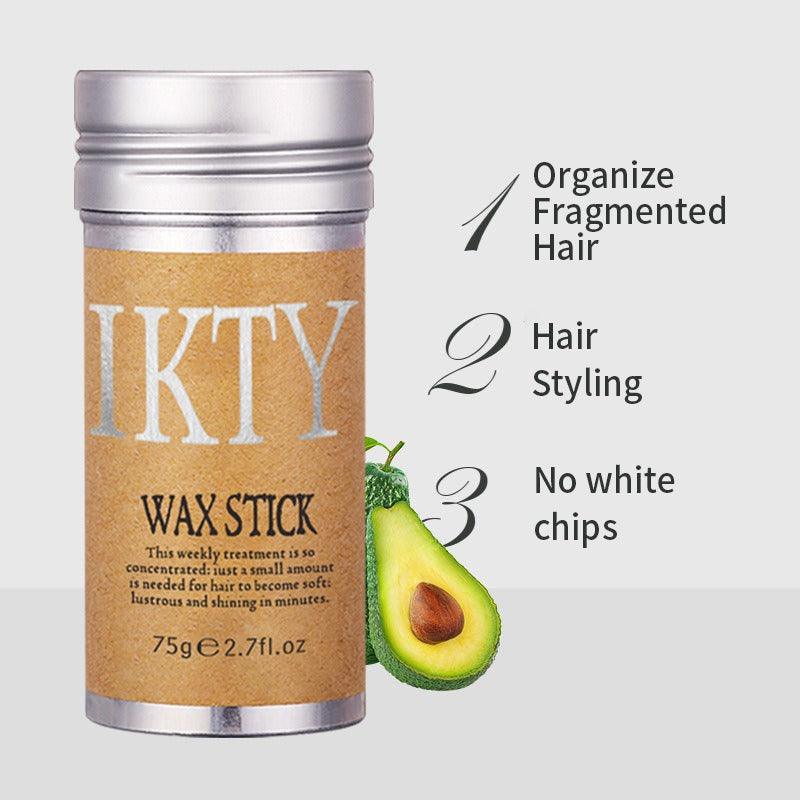 75g Hot Hair Gel Hair Line Styling Smooth Frizzy Hairs Avocado Hair Edge Control Gel Salon Hairdressing Styling Tool - Korvel