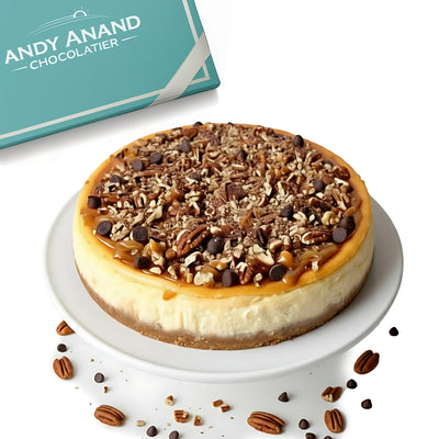 Andy Anand Sugar-Free Turtle Cheesecake 9" | Diabetic-Friendly & Creamy