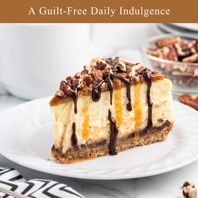 Andy Anand Freshly Baked Turtle Cheesecake 9" - Premium Dessert
