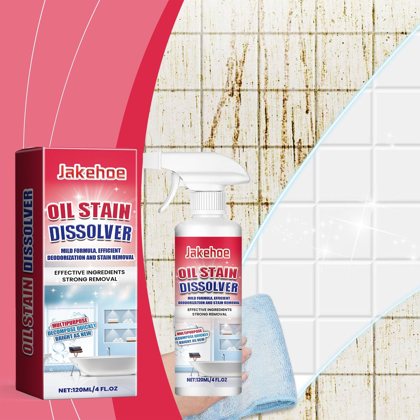 Spray nettoyant pour carrelage Dirt Dissolver pour usage intérieur