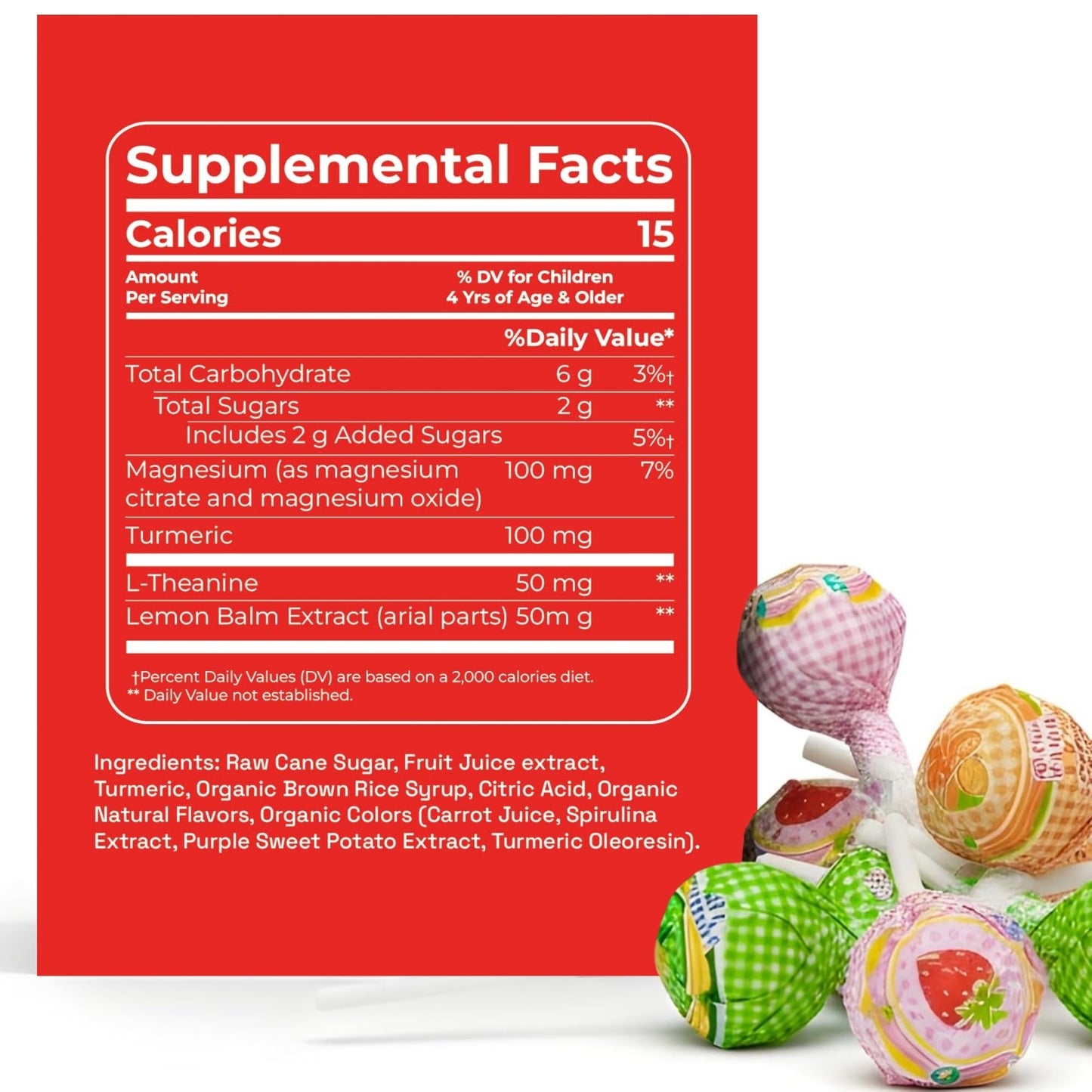 Andy Anand Magnesium Low Calorie Lollipops - Sweet & Calm Combo