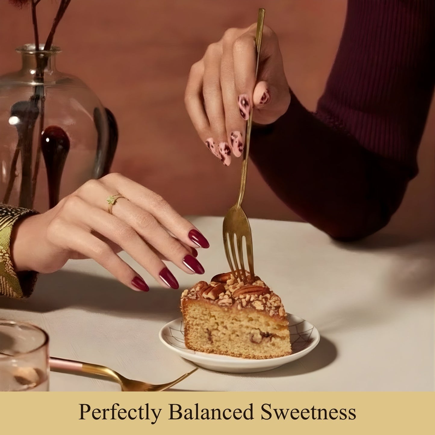 Pastel de Caramelo y Nueces Pecanas Gourmet Sin Azúcar y Sin Gluten de Andy Anand 9"