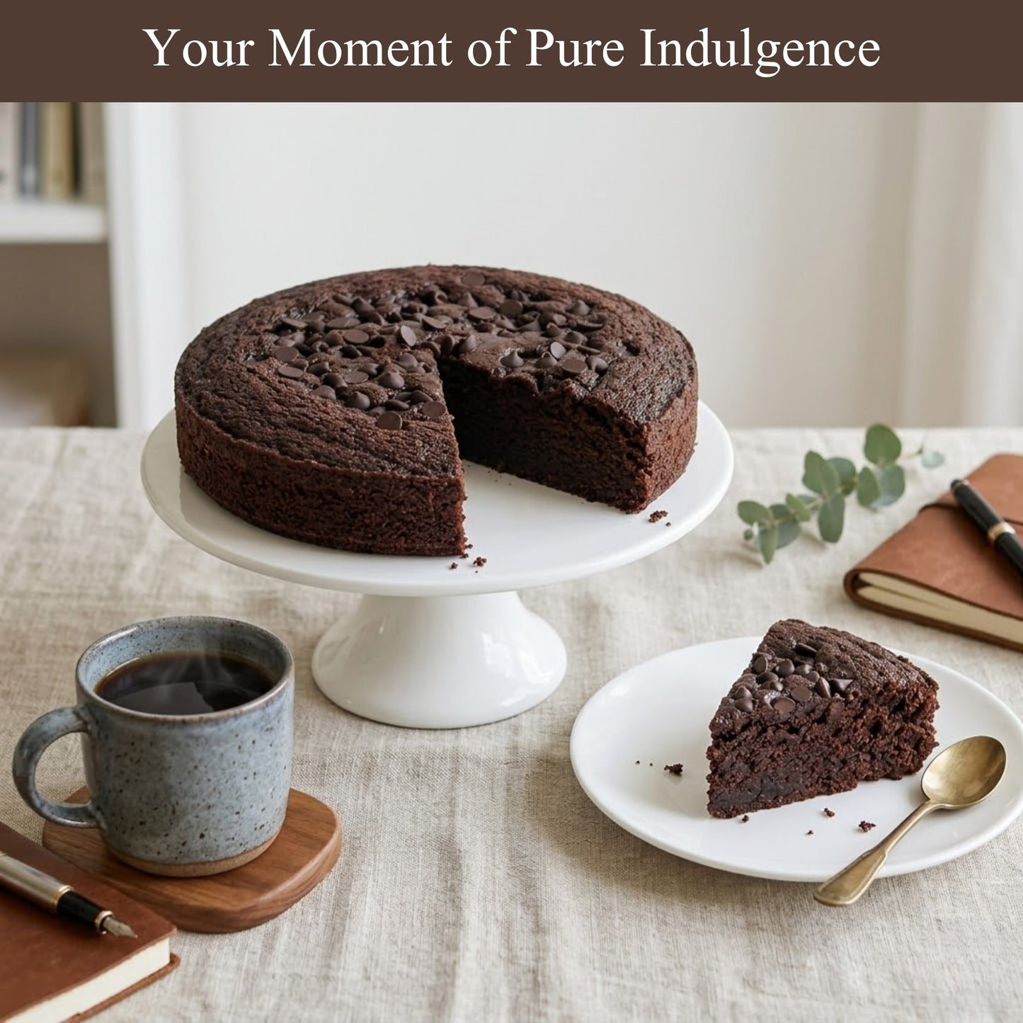 ANDY ANAND CHOCOLATIER Gluten Free & Dairy Free Dark Chocolate Cake