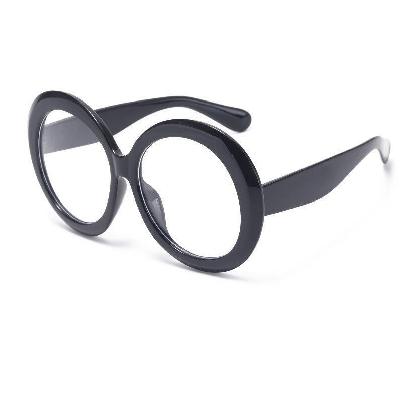 Personalized Dual Color Circular Sunglasses for Women