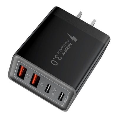 40W Multi-Port Fast Charging Adapter for Mobile Devices