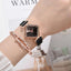 Women Square Watch Luxury Ladies Quartz Magnet Buckle Gradient Color Watches Relogio Feminino For Gift Clock - Korvel