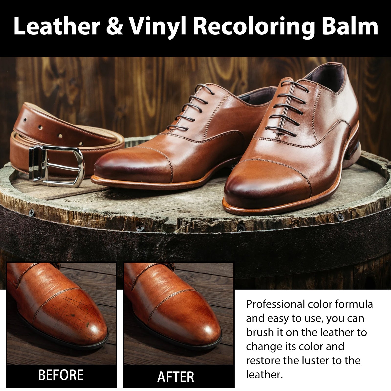 Leather Toning Cream, Leather Complementary Cream Car Seat Leather Sofa Leather Shoes Refurbished Complementary Color - Korvel