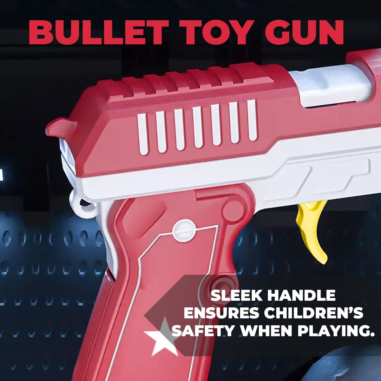 Bullet Toy Gun, Fun Children's Outdoor Interactive Toys Transform Continuous Gift For Boys - Korvel