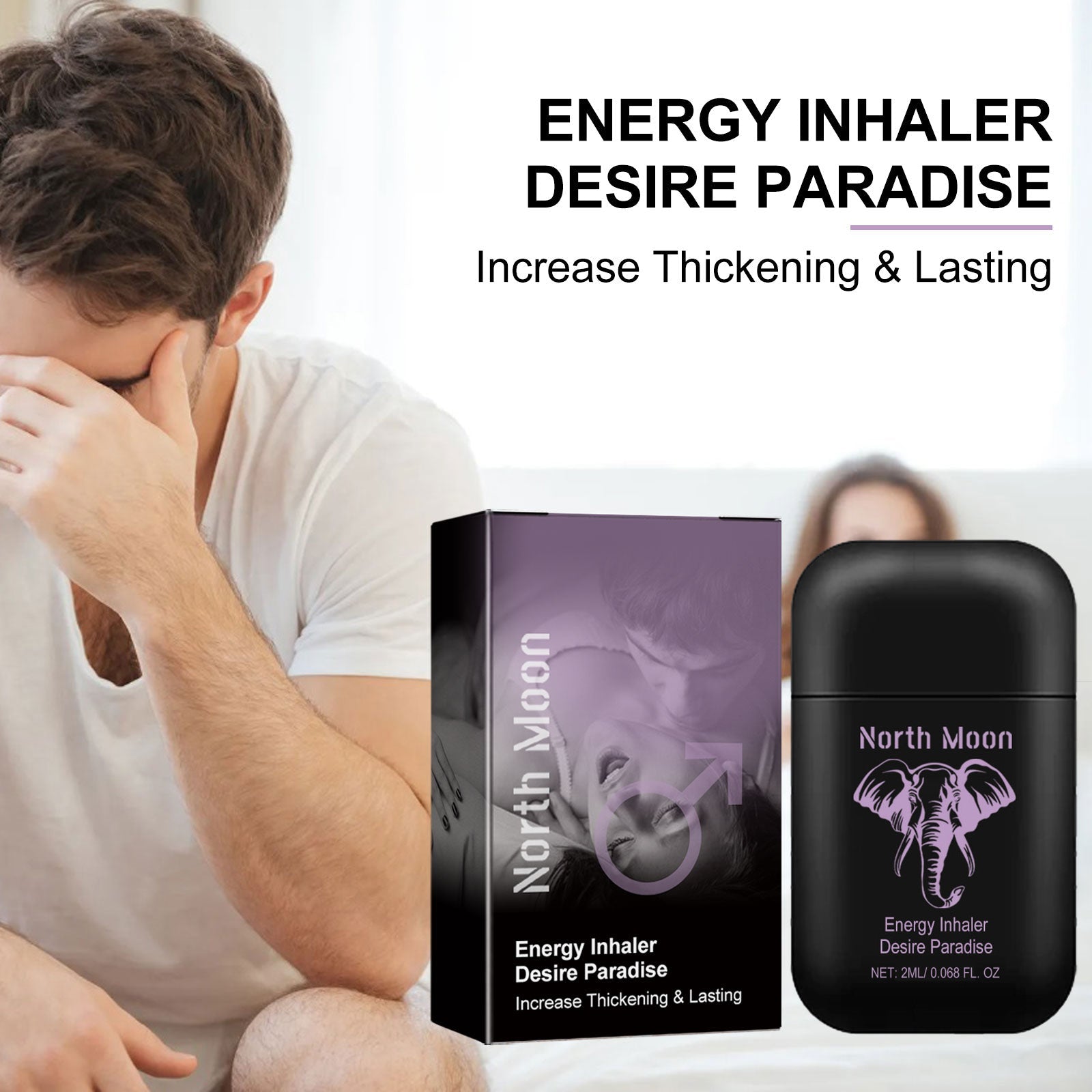 Energy Inhaler, Desire Paradise Alleviate Discomfort Fatigue Loosen Body And Mind Nursing Through Nasal Inhaler - Korvel
