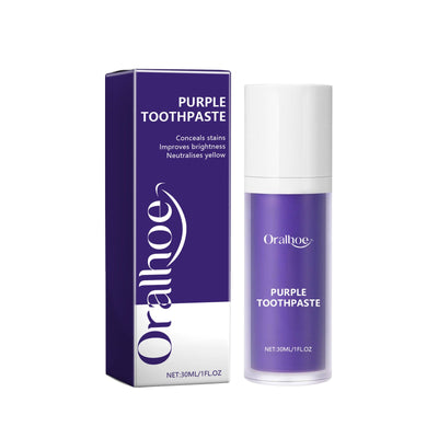 Purple Toothpaste for Fresh Breath and Deep Cleaning