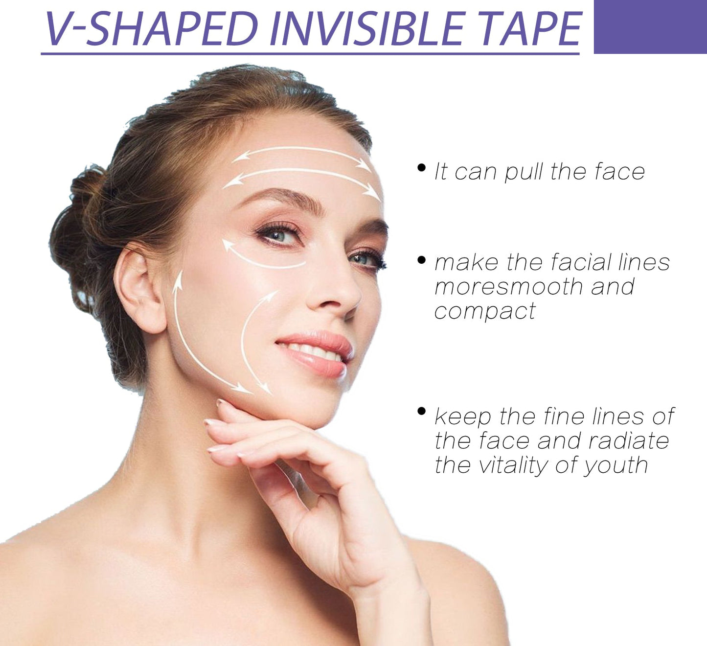 V Face Lift Face Lift To Tighten Chin And Soften Fine Lines Shaped V Melon Seed Face - Korvel