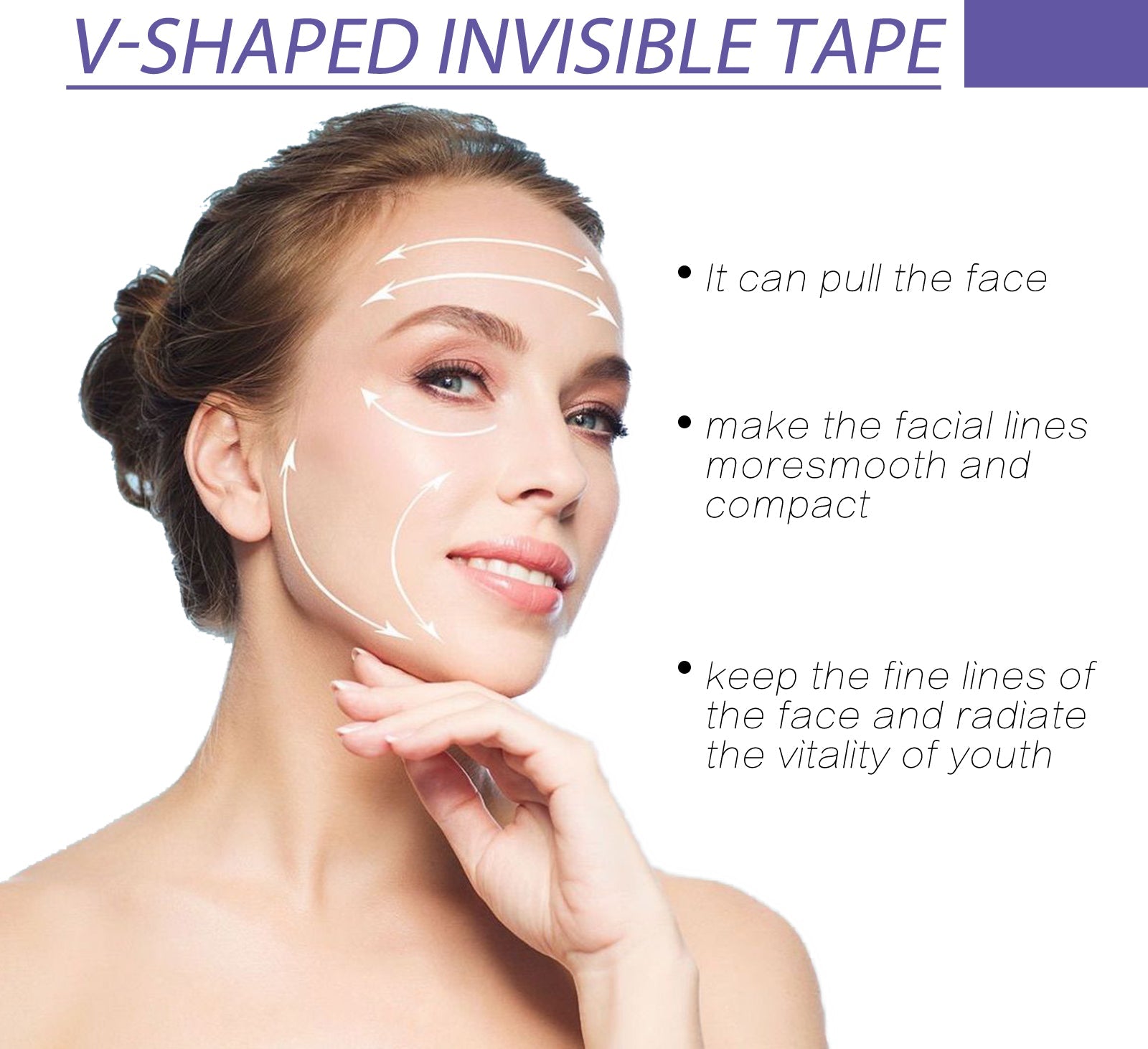 V Face Lift Face Lift To Tighten Chin And Soften Fine Lines Shaped V Melon Seed Face - Korvel