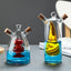 Kitchen Storage Sealed Bottles, Double-layer 2-in-1 Glass Bottles, Oil, Vinegar, Sauce, Seasoning Bottles, Kitchen Tools - Korvel