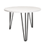 Ensemble de 2 tables basses rondes empilables de 27,56'' - Blanc