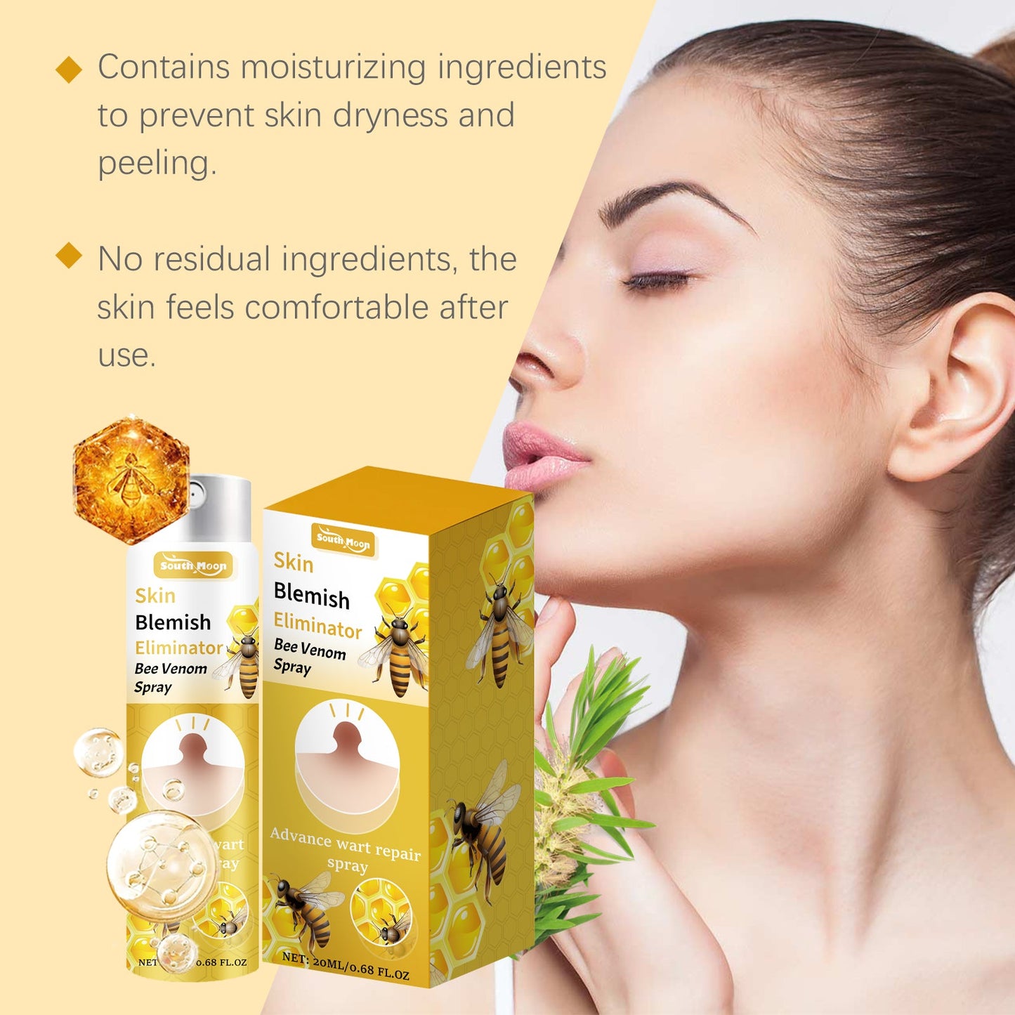 Bee Venom Kew Care Spray Nourishes And Restores Skin Body Kew Care Spray For Skin - Korvel