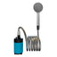 Portable Shower Camping Outdoor Shower Handheld Electric Shower Battery Powered Compact Handheld Rechargeable Camping Showerhe - Korvel