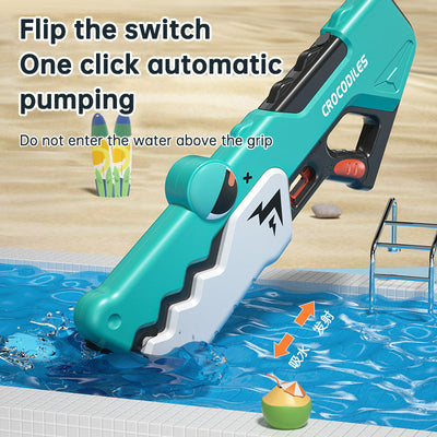 Cute Crocodile Automatic Electric Water Gun