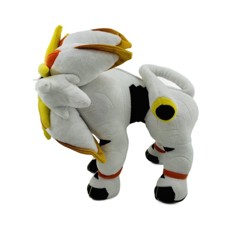 Large Kosmogu white heterochromatic red sun god moon god beast doll Luna Yara Sorgareo - Korvel