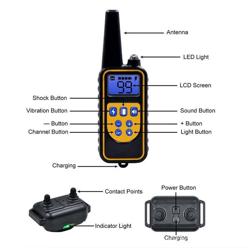 Premium Dog Training Collar with Remote Control