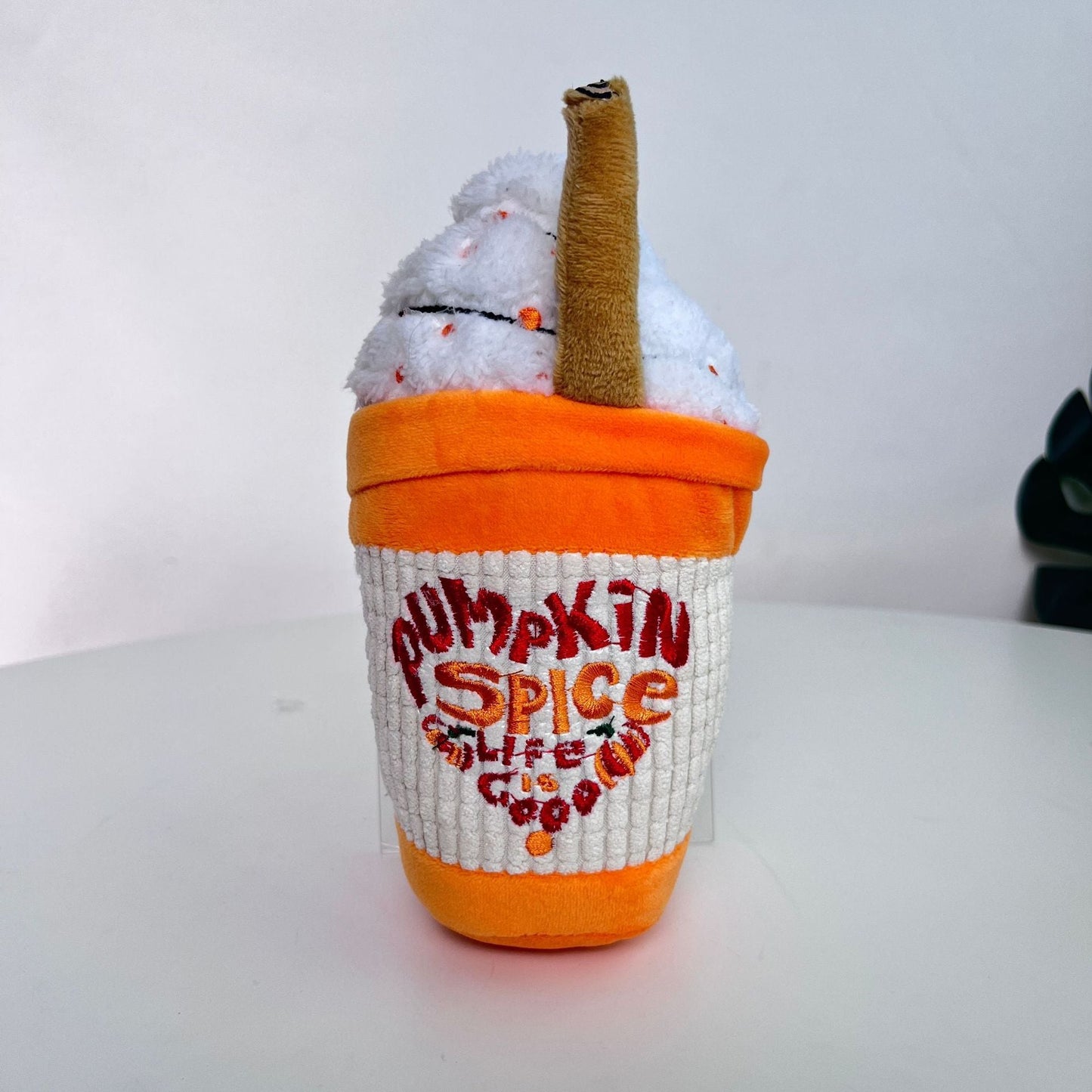 Sounding Dog Toy Drink Juice Ice Cream Plush Toy - Korvel
