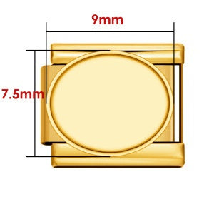 DIY Personalized Photo Picture Frame Making Titanium Steel Watch Band Chain Fashion Splicing Modular Bracelet - Korvel