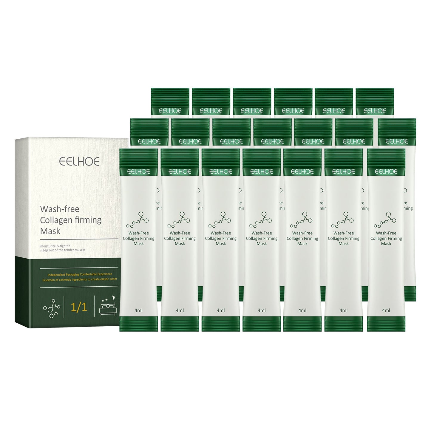 Night Frozen Mask, Leave-In Facial Mask Firming Skin, Reducing Fine Lines And Moisturizing Night Cream - Korvel