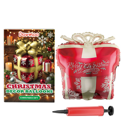 Festive Christmas Balloons - Santa, Reindeer & Tree Designs