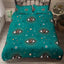 3D digital printing whimsical pattern eyes custom quilted bedding - Korvel