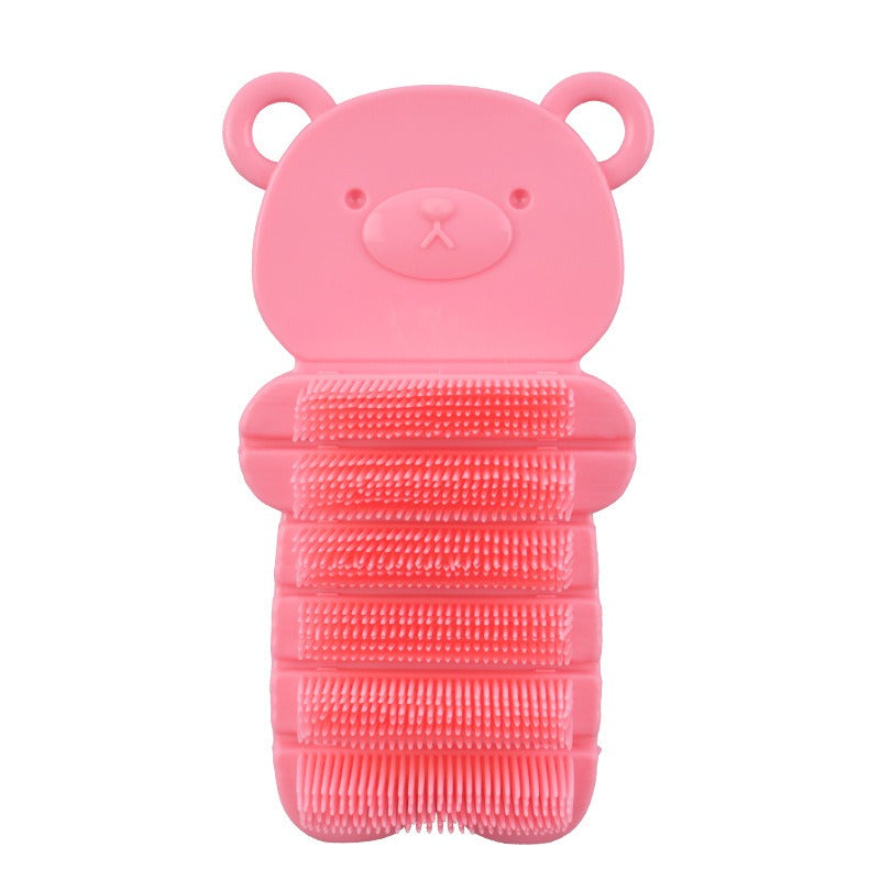 Cartoon hand washing brush baby and children's hand washing tool cleaning nail crevice dirt cleaning brush - Korvel