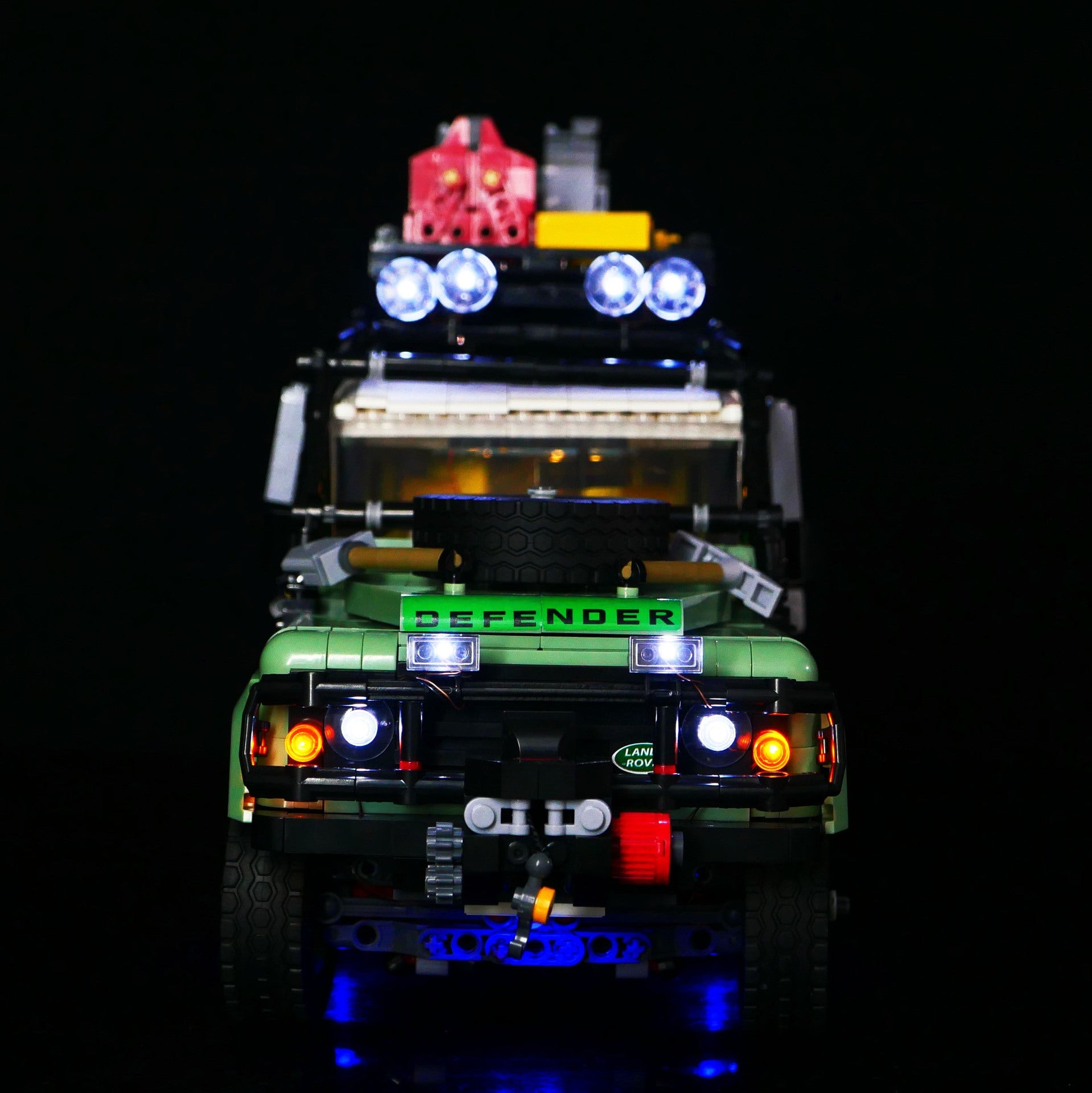 DIY building block lighting suitable for LEGO 10317 Land Rover Defender off-road vehicle building block remote control LED lights - Korvel