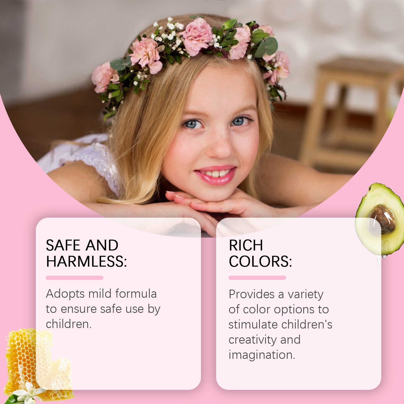 Kids Makeup Set Gift Box Kids Play Fun Girl Makeup Lipstick Eyeshadow Makeup - Korvel