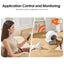 Caja de arena automática inteligente para gatos con control WiFi