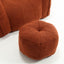 Soft Bean Bag Chair with High Resilient Foam(Chips)for living room and bedroom Comfortable Square Lazy Sofa with  Footstool - Korvel