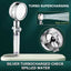 Xiao Man Waist Supercharged Sprinkler Head Dual Turbo Pressurized Propeller Fan Shower Head Shower Head - Korvel