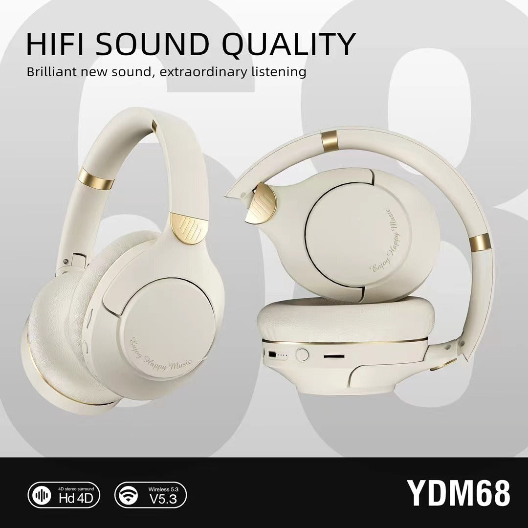 YDM68 new wireless Bluetooth headset with heavy bass gaming headset - Korvel