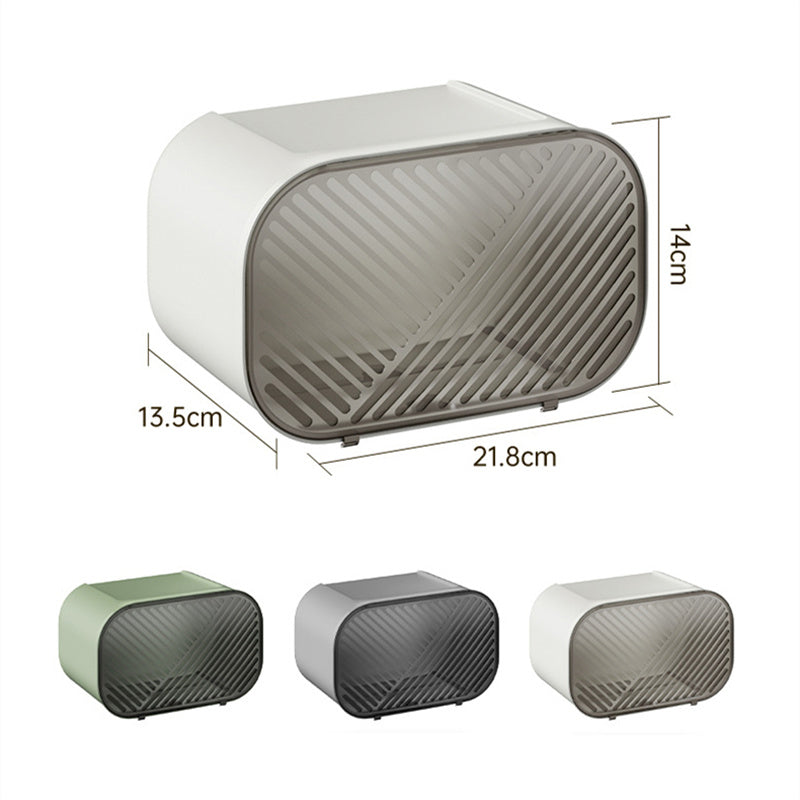 No punching wall-mounted tissue box toilet rolls paper torage box - Korvel