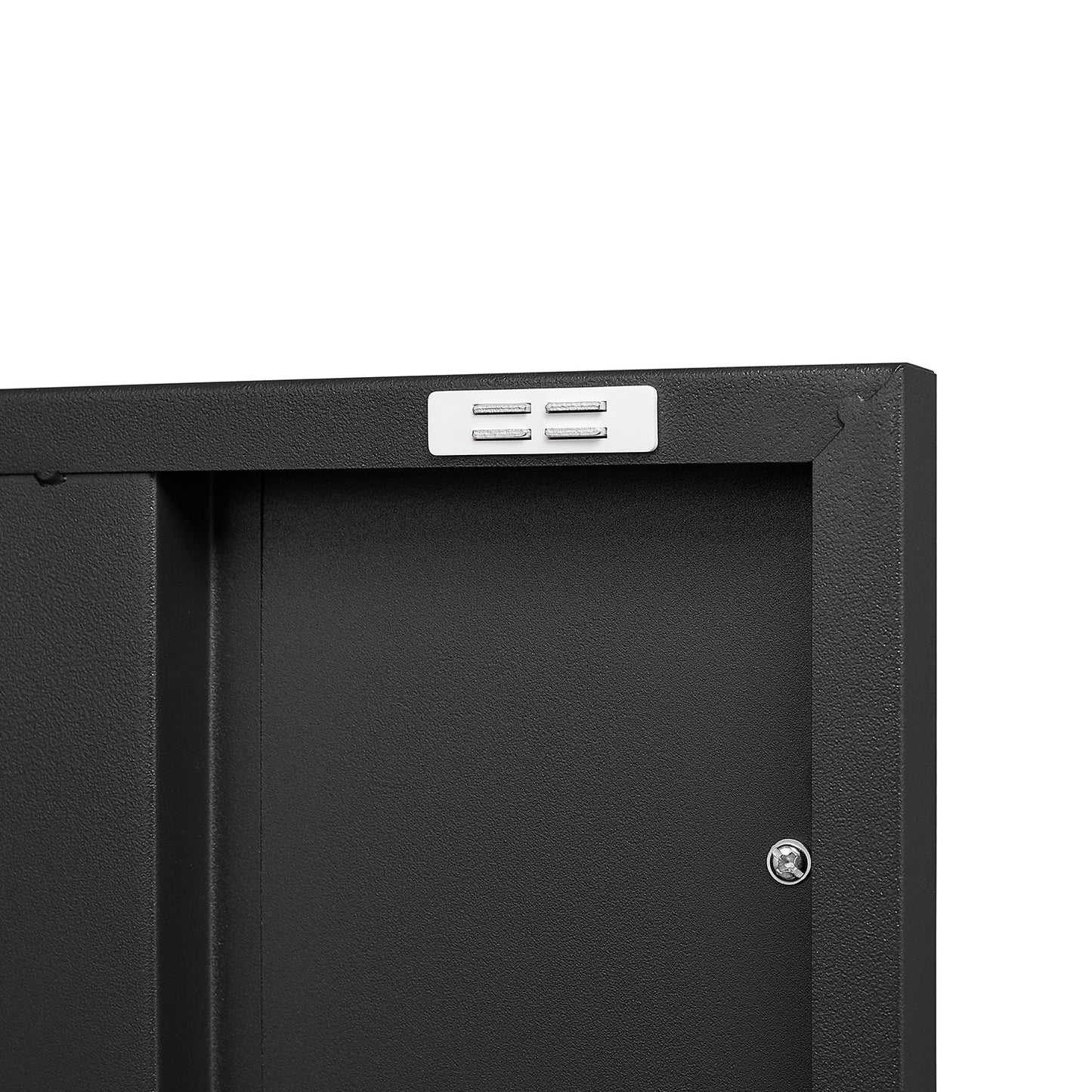 Armoire de rangement en acier premium avec portes doubles et partitions mobiles