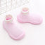 Autumn and Winter Baby Socks Silicone Anti slip Bottom Floor Socks Children's Shoes and Socks Cartoon Rainbow Strips Indoor Walking Shoes and Socks - Korvel