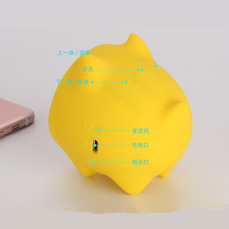 Haut-parleur Bluetooth Cartoon Créatif - Haut-parleur Mini Sans Fil TWS
