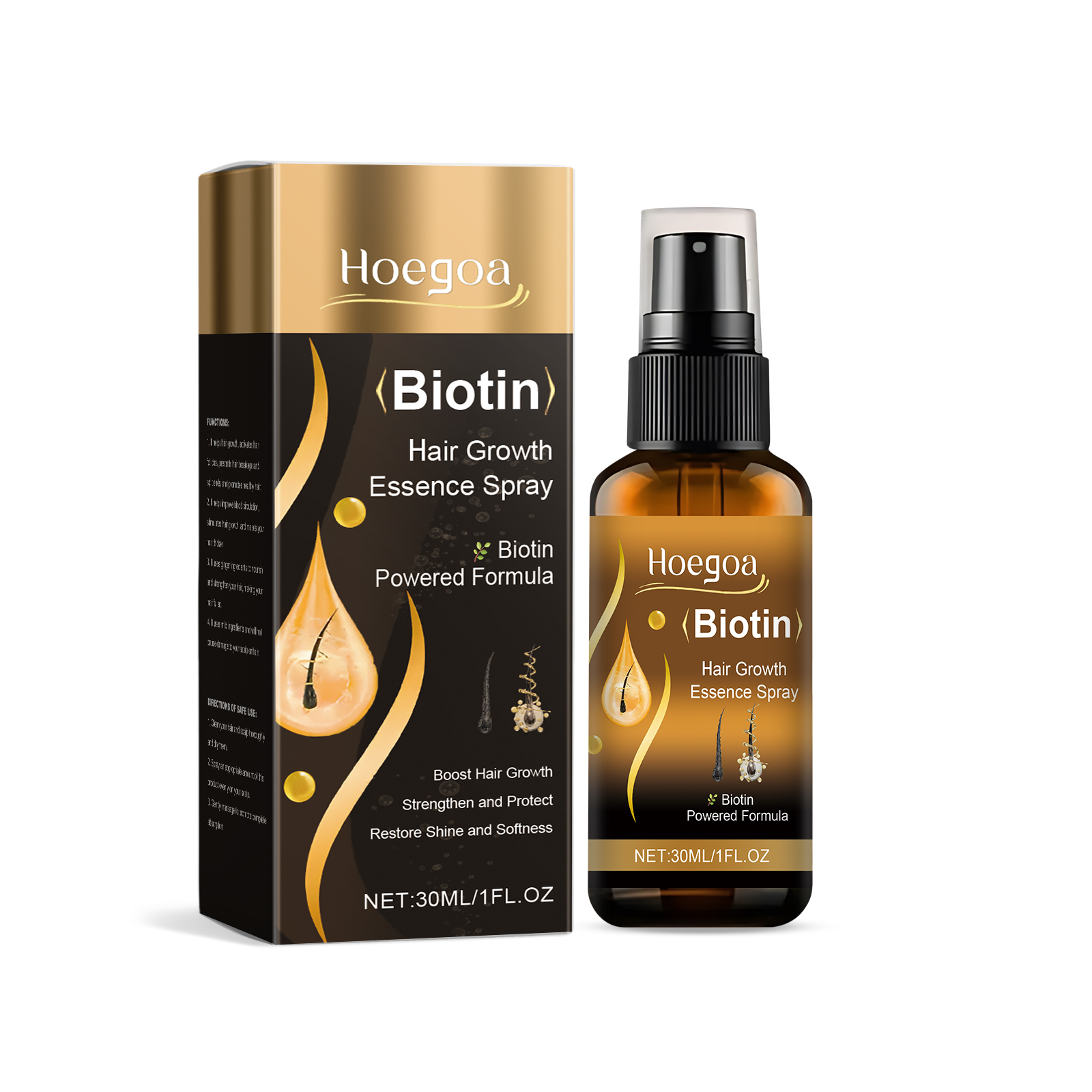Hair Treatment Spray Strengthens Hair, Nourishes Scalp, Takes Care Of Frizz, Softens And Brightens - Korvel