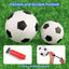 Mini foldable plastic soccer set, detachable posts, high-strength, indoor/outdoor, kids' bday gift - Korvel