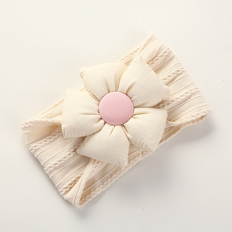 Diadema de Flores de Nylon Jacquard para Niños