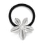 Versatile five petal flower alloy hair accessory with fashionable glossy imitation pearl bow headband - Korvel