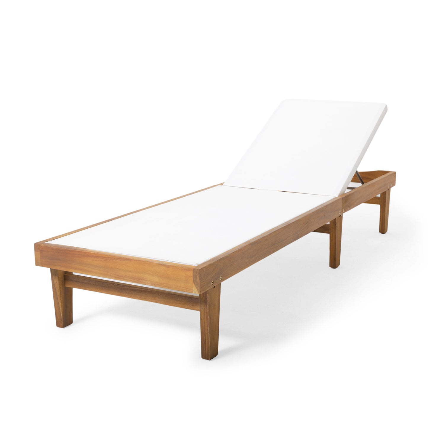 Summerland Chaise Lounge - White Mesh