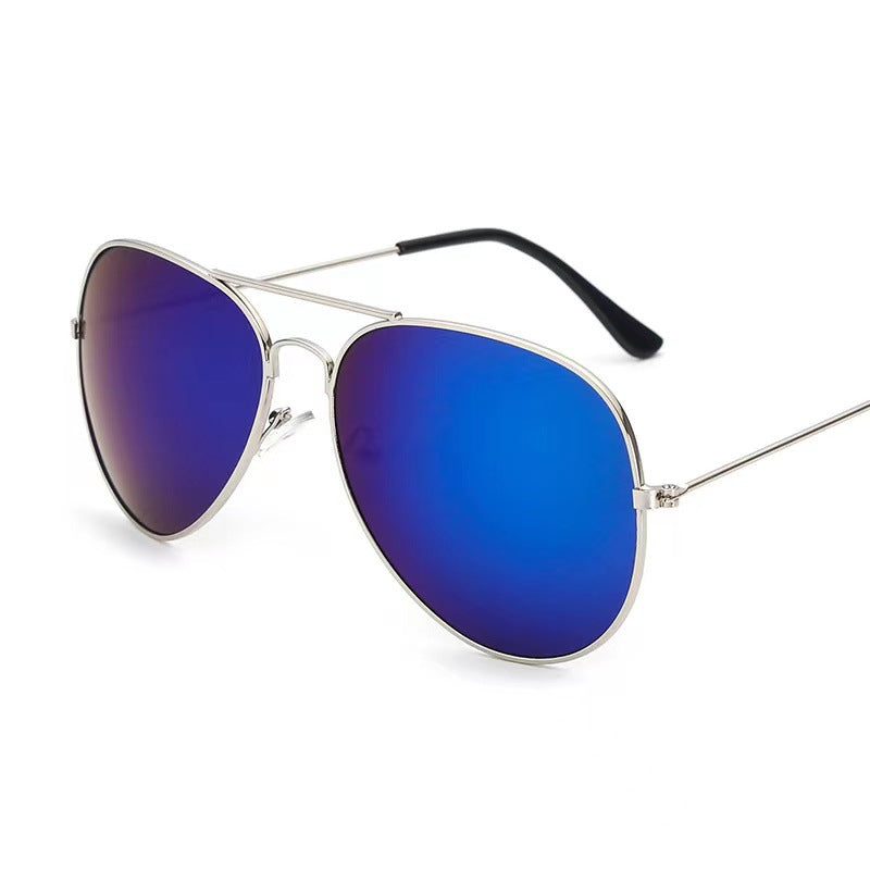 Sunglasses Colorful Toad Glasses Pilot Men And Women Models 3025 Color Film Reflective Sunglasses - Korvel